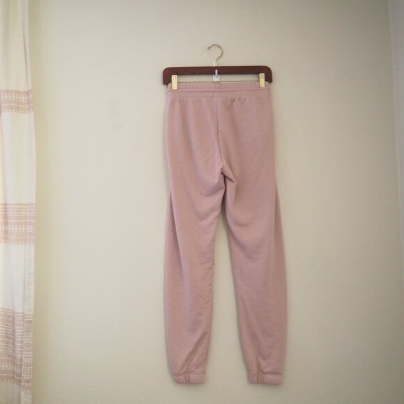TNA SET Airy AF Fleece Aritzia Pink Matching 2 Piece Sweatshirt Sweatpant - Picture 8 of 8